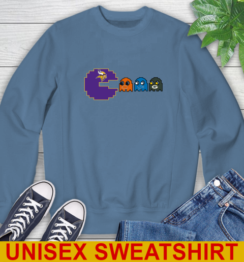 Minnesota Vikings NFL Football Pac Man Champion Sweatshirt 8
