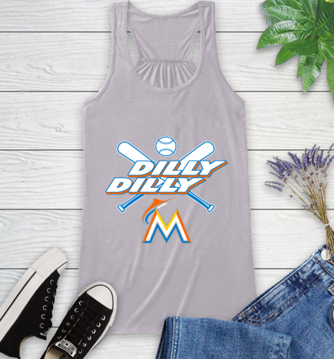 MLB Miami Marlins Dilly Dilly Baseball Sports Racerback Tank 5