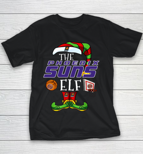 Phoenix Suns Christmas ELF Funny NBA Youth T-Shirt