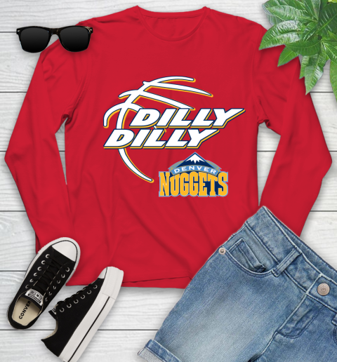 NBA Denver Nuggets Dilly Dilly Basketball Sports Youth Long Sleeve 11