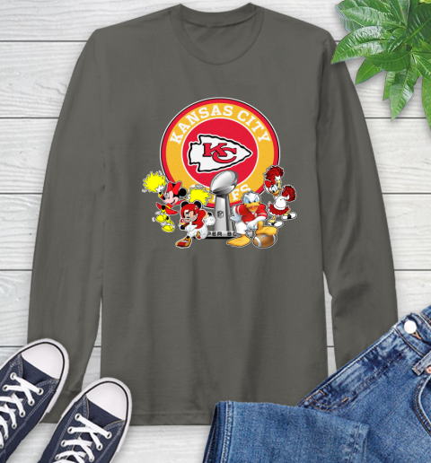 Kansas City Chiefs super bowl 2019 2020 mickey mouse minnie mouse donald duck daisy duck football shirt 66