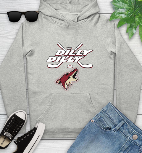 NHL Arizona Coyotes Dilly Dilly Hockey Sports Youth Hoodie