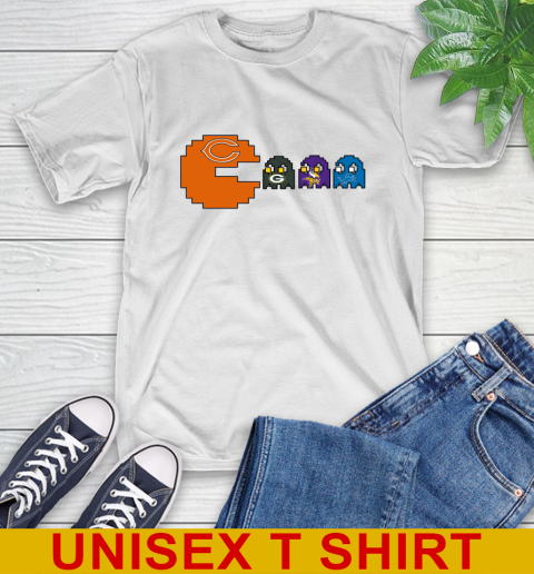 Chicago Bears NFL Football Pac Man Champion T-Shirt
