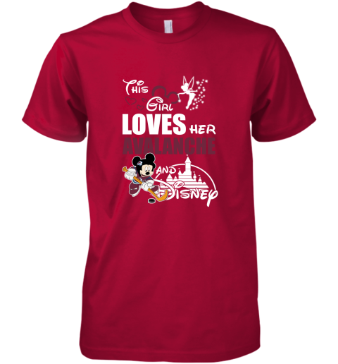 This Girl Love Her Colorado Avalanche And Mickey Disney Premium Men's T-Shirt