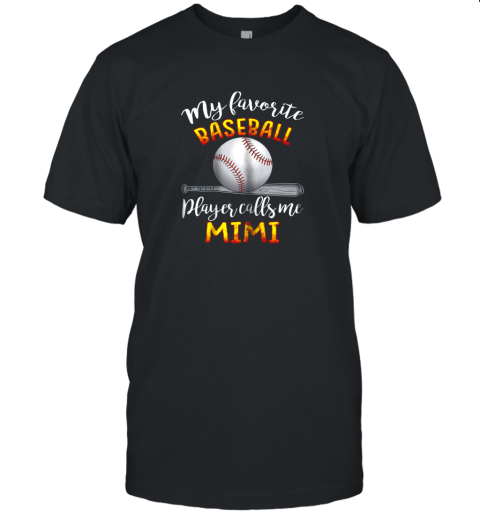 MY FAVORITE BASEBALL PLAYER CALLS ME MIMI MOTHER'S DAY Unisex Jersey Tee