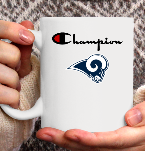 NFL Football Los Angeles Rams Champion Shirt Ceramic Mug 15oz