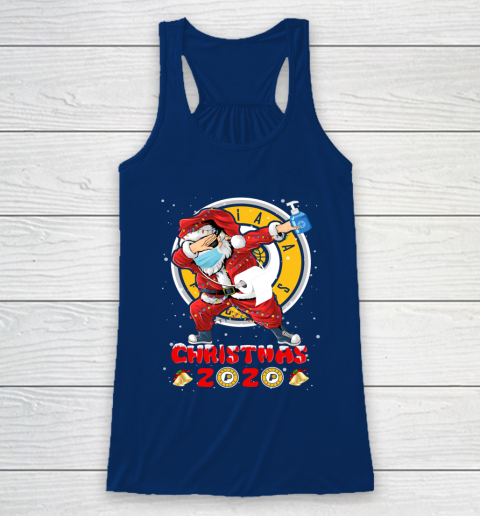 Indiana Pacers Funny Santa Claus Dabbing Christmas 2020 NBA Racerback Tank 6