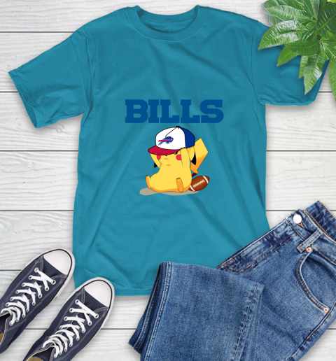 NFL Pikachu Football Sports Buffalo Bills T-Shirt 8