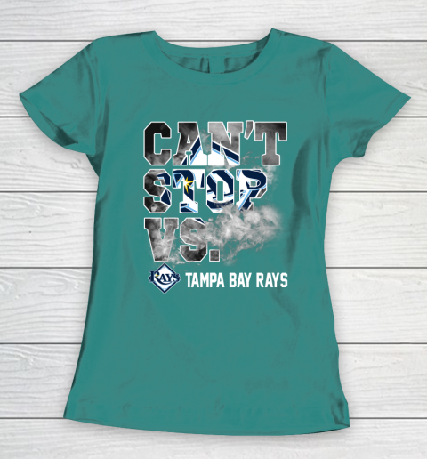 MLB Tampa Bay Rays Baseball Can t Stop Vs Rays Women s T Shirt Tee For Sports