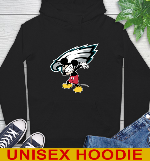 Philadelphia Eagles NFL Football Dabbing Mickey Disney Sports Hoodie 2
