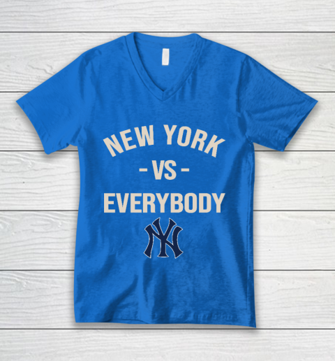 New York Yankees Vs Everybody V-Neck T-Shirt 5