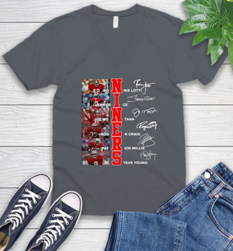 Niners Player Name And Signature San Francisco 49ers Shirts 49