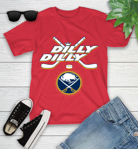 NHL Buffalo Sabres Dilly Dilly Hockey Sports Youth T-Shirt 10