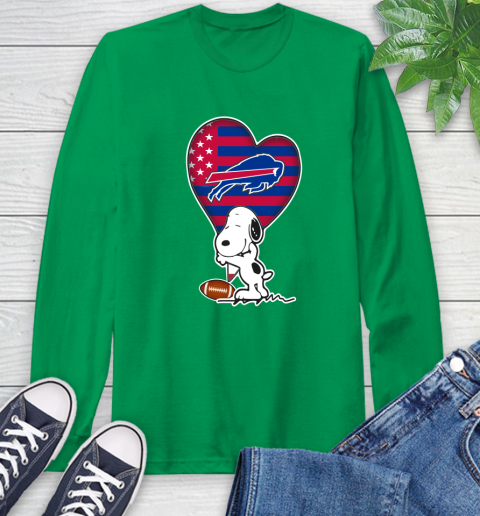 Buffalo Bills NFL Football The Peanuts Movie Adorable Snoopy Long Sleeve T-Shirt 7
