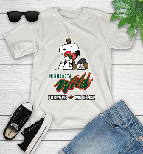 NHL The Peanuts Movie Snoopy Forever Win Or Lose Hockey Minnesota Wild 114