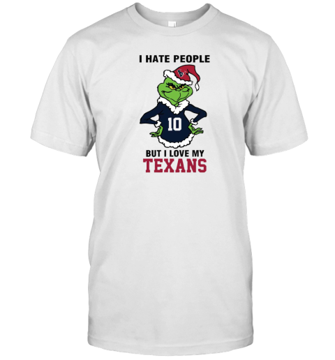 I Hate People But I Love My Texans Houston Texans NFL Teams T-Shirt
