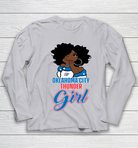 Oklahoma City Thunder Girl NBA Youth Long Sleeve 5