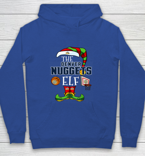 Denver Nuggets Christmas ELF Funny NBA Youth Hoodie 6