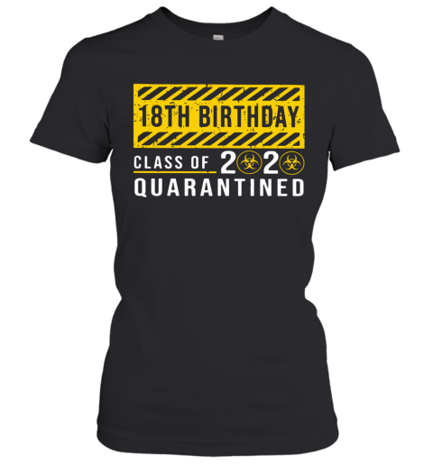 18Th Birthday Class Of 2020 Quarantined Women's T-Shirt