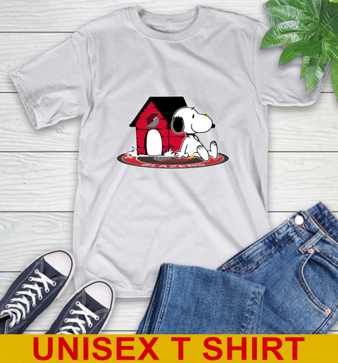 NBA Basketball Portland Trail Blazers Snoopy The Peanuts Movie Shirt T-Shirt 12