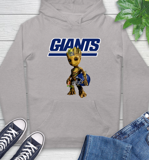 New York Giants NFL Football Groot Marvel Guardians Of The Galaxy Hoodie 12