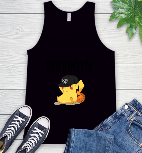 NBA Pikachu Basketball Sports Brooklyn Nets Tank Top 2