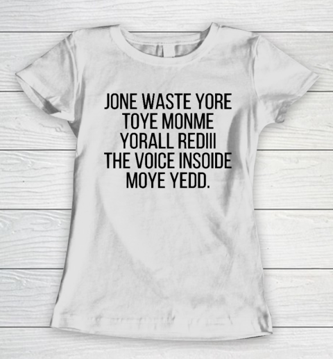 Blink 182 I Miss You Funny Jone Waste Yore Women's T-Shirt