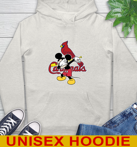 St.Louis Cardinals MLB Baseball Dabbing Mickey Disney Sports Hoodie 12