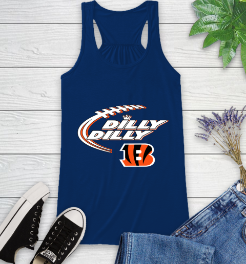 NFL Cincinnati Bengals Dilly Dilly Football Sports Racerback Tank 9