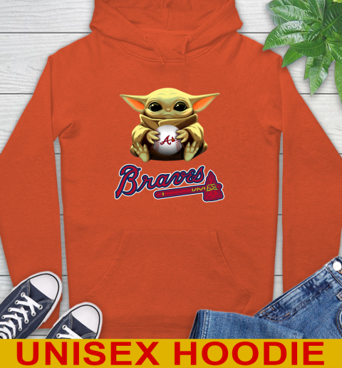 MLB Baseball Atlanta Braves Star Wars Baby Yoda Shirt 17
