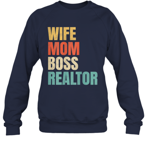 wife mom boss sweatshirt