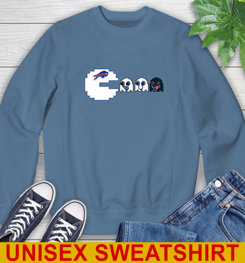 Buffalo Bills NFL Football Pac Man Champion Sweatshirt 8