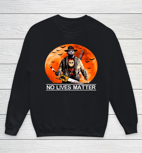 Michael Myers Halloween No Lives Matter Youth Sweatshirt