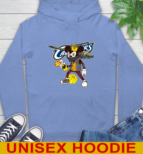 Cleveland Cavaliers NBA Basketball Mickey Peace Sign Sports Hoodie 11