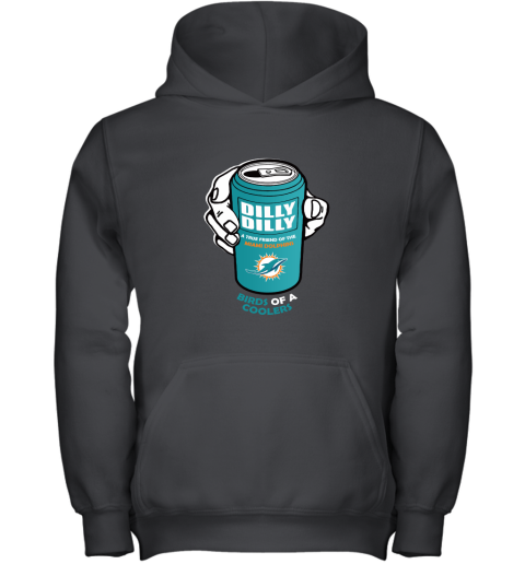 Bud Light Dilly Dilly! Miami Dolphins Birds Of A Cooler Youth Hoodie