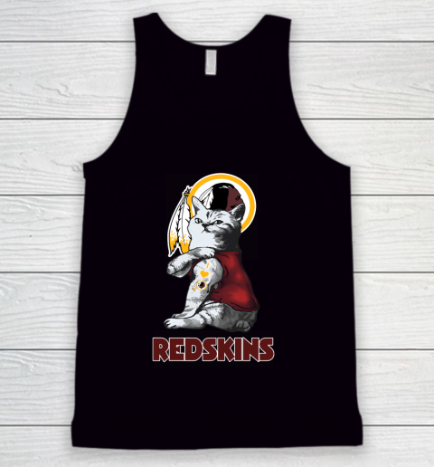 NFL Football My Cat Loves Washington Redskins Tank Top