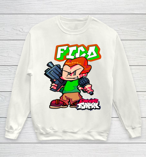 Funny Friday Night Funkin Art Pico And Friends Youth Sweatshirt