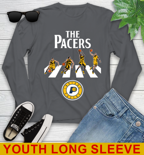 NBA Basketball Indiana Pacers The Beatles Rock Band Shirt Youth Long Sleeve 9