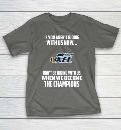 NBA Utah Jazz Basketball We Become The Champions T-Shirt 8