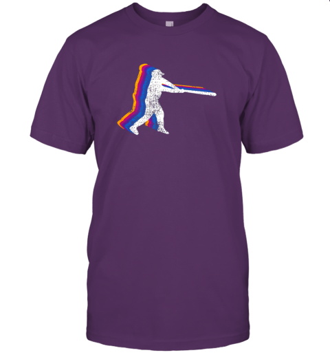 ylzc baseball shirt player gift vintage jersey t shirt 60 front team purple