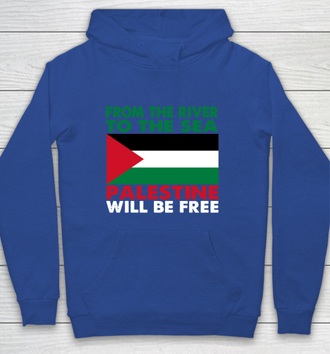From The River To The Sea Palestine Will Be Free Youth Hoodie 6