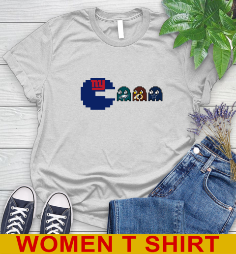 New York Giants NFL Football Pac Man Champion Women's T-Shirt