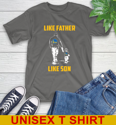 Golden State Warriors NBA Basketball Like Father Like Son Sports T-Shirt 10
