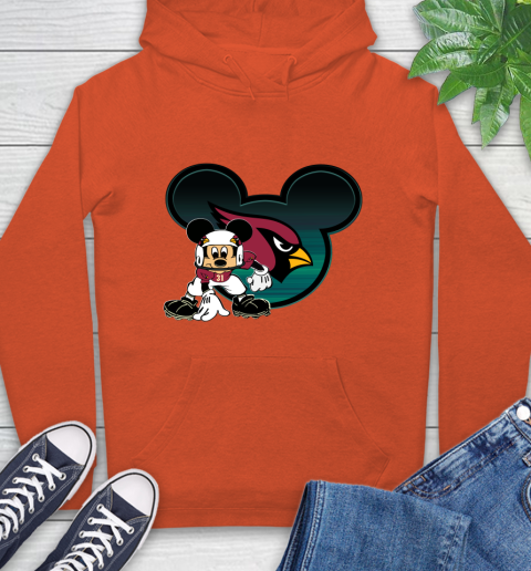 NFL Arizona Cardinals Mickey Mouse Disney Football T Shirt Hoodie 5