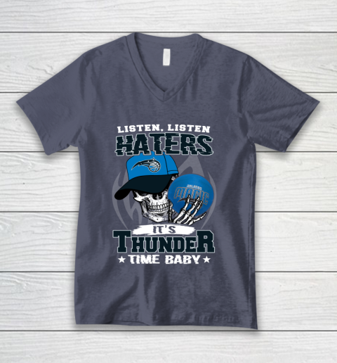 Listen Haters It is MAGIC Time Baby NBA V-Neck T-Shirt 7