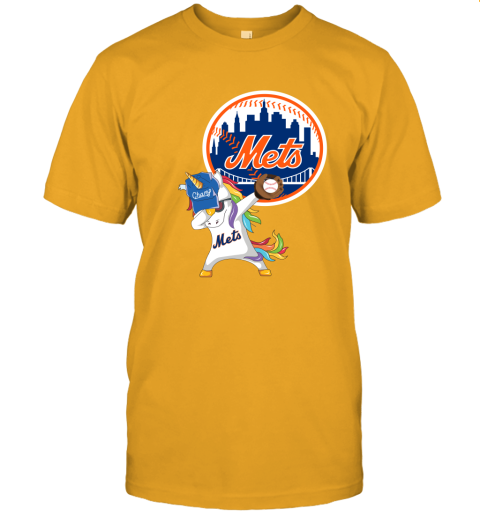 Hip Hop Dabbing Unicorn Flippin Love New York Mets Unisex Jersey Tee