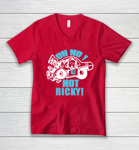 Oh No Not Ricky V-Neck T-Shirt 5