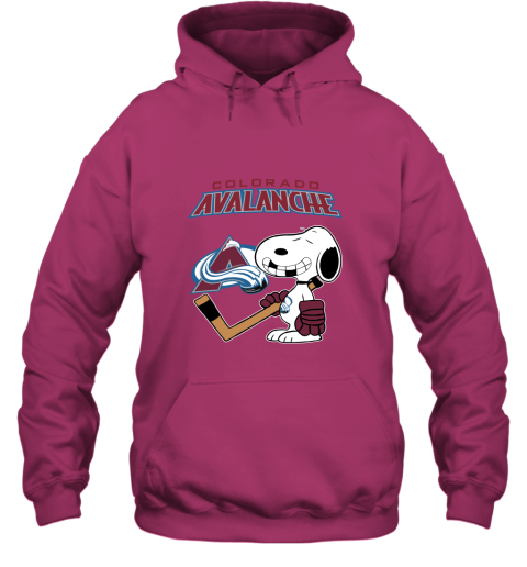 Colorado Avalanche Ice Hockey Broken Teeth Snoopy NHL Hoodie