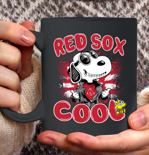 MLB Baseball Boston Red Sox Cool Snoopy Shirt Ceramic Mug 15oz