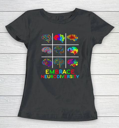 Embrace Neurodiversity Video Game Autism Awareness ASD Women's T-Shirt